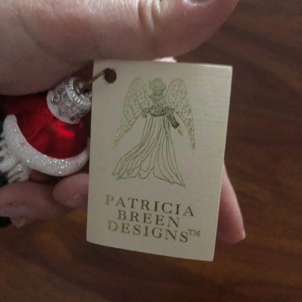 Patricia Breen Designs Spiraling Santa Ornament